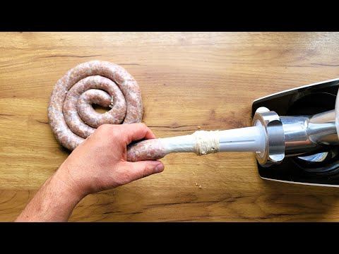 Homemade Oven-Baked Sausage Without Smoking. Step-by-step recipe.