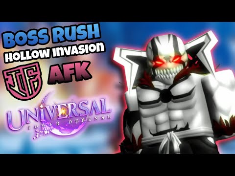 How to *AFK* New Boss Rush in Universal Tower Defense