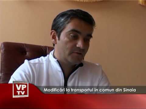 Modificări la transportul în comun din Sinaia