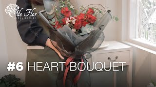 Heart Bouquet Valentine Day | Flower Bouquet Tutorial