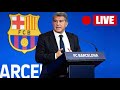? LIVESTREAM: JOAN LAPORTA'S PRESS CONFERENCE