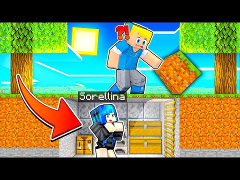 Ho TROVATO La Tua SORELLINA Nel Nostro BUNKER SEGRETO Su Minecraft!