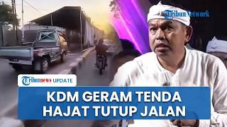 Viral Tenda Hajatan Tutup Jalan Provinsi di Majalaya, Dedi Mulyadi Geram Minta Ditertibkan