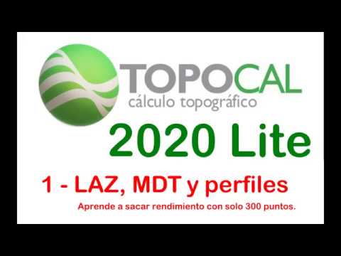 TopoCal 2020 Lite — KML, LAZ, MDT...