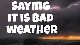 is it permissible to say it is bad weather #DrMuhammadSalah #hudatv