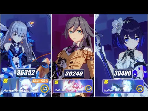 Honkai Impact 3 memorial arena - hov,hellmaru,kallen