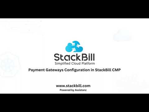 Payment Gateway integration - StackBill CMP