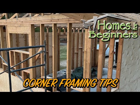 How to Frame a Corner 3 Stud Corner California Corner