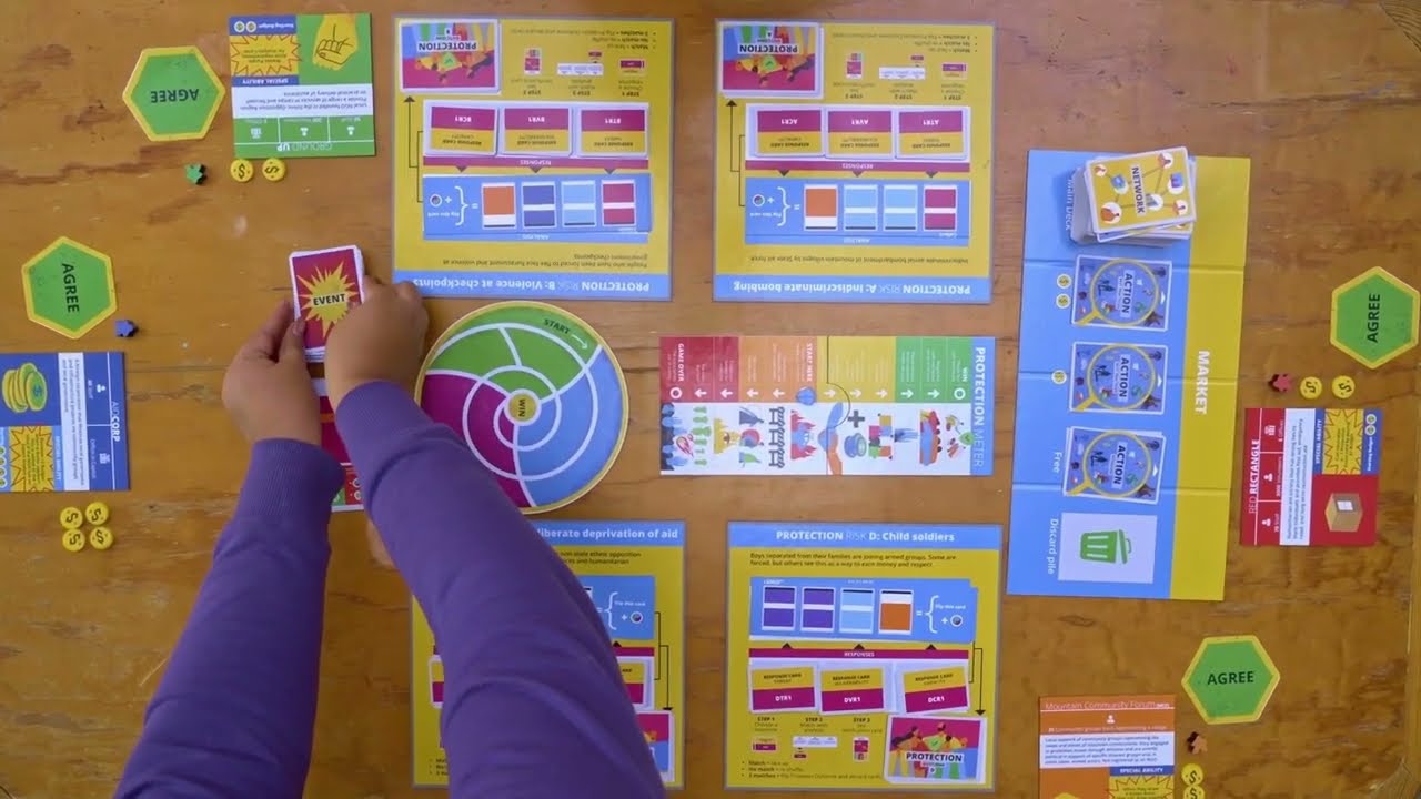 "Protection: The Board Game" Set Up