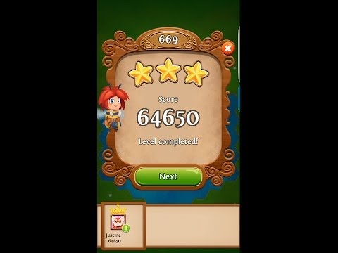 Blossom Blast Saga Level 669