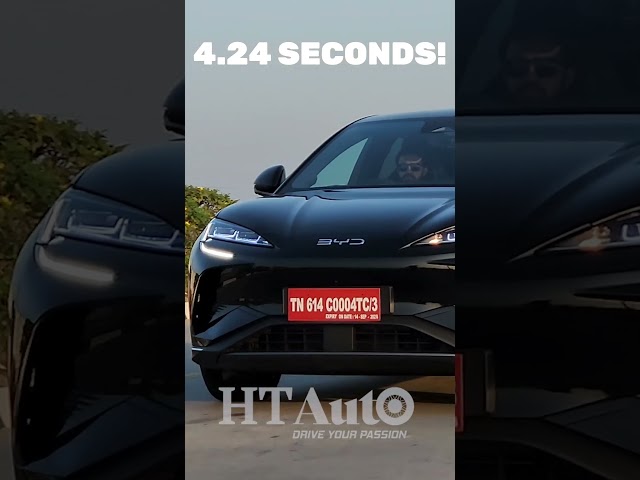 BYD Sealion 7: 0-100 kmph in less than five seconds! #shorts #sealion7 #bydindia #electricvehicle