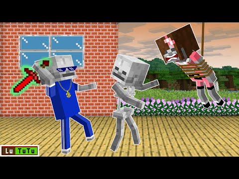 Monster School:  SEASON 6 ALL EPISODE - POOR ZOMBIE LIFE | LuTuTu Eating Minecraft