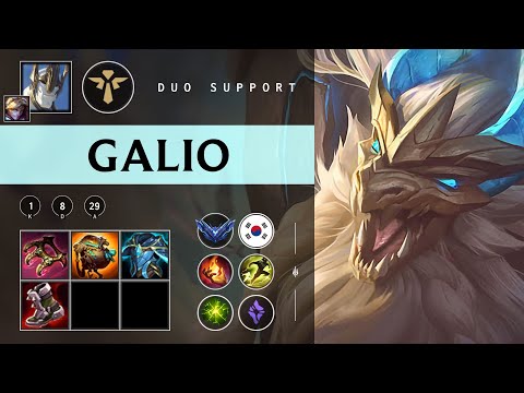 Galio Support vs Rell - KR Diamond Patch 25.24