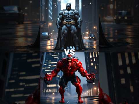 Batman vs Red Venom vs Superman (punisher, blue hulk) #batman #venom #superman