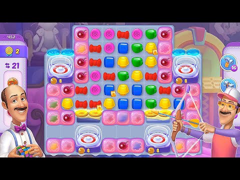 Homescapes - Level 452 Hard Level No Boosters Gameplay Walkthrough - New Update