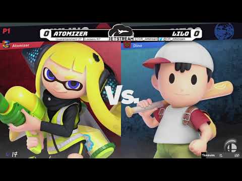 Quarantainment 27 Losers R7 - Atomizer (Inkling) Vs. Lilo (Ness) Smash Ultimate - SSBU
