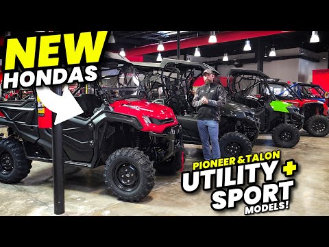 New Utility & Sport Side by Side models for 2025 from Honda!