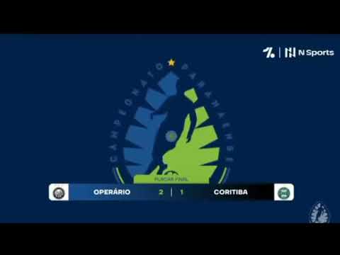 Operário PR 2x1 Coritiba 2° Rodada do Paranaense 2022