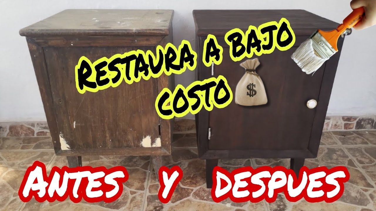 RESTAURA TUS MUEBLES CON POCO DINERO. #DIY #muebles