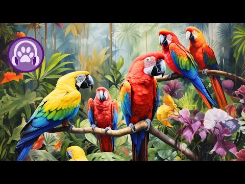 CLICK HERE to Relax Your Parrot - Specialist Made Music 🦜
