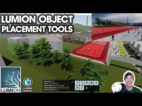PLACING OBJECTS in Lumion with the Object Placement Tools - Mass Place, Cluster Place, and more!