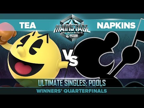 Tea vs Napkins - Winner' Quarters: Ultimate Singles Pools - Mainstage | Pac-Man vs Game & Watch