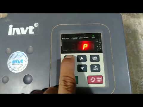 16 solar panel and 10 Hp motor with full setting in INVT Chf100a VFD