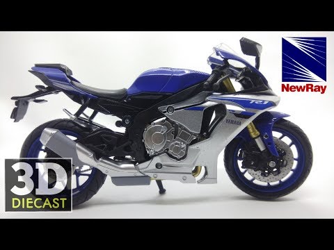 Newray 1/12 Yamaha YZF-R1 2016 Blue