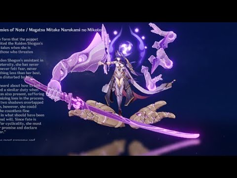 Ei vs Raiden shogun Boss battle [Genshin impact]