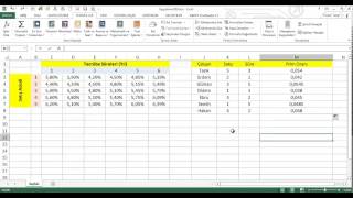 EXCEL  İNDİS fonksiyonu