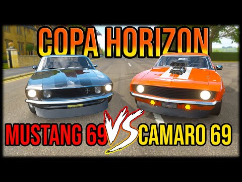 COPA HORIZON FORD MUSTANG 69 vs CHEVY CAMARO 69 - Forza Horizon 4