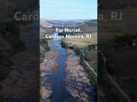 Rio Muriaé na região de Cardoso Moreira, RJ.