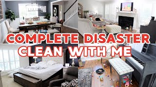 COMPLETE DISASTER CLEAN WITH ME! DAYS OF SPEED CLEANING MOTIVATION! HOMEMAKING MOTIVATION 2022!