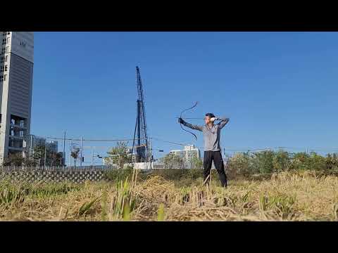 11-02-23 Grozer's biocomposite turkish short bow shooting