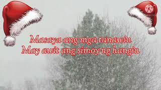 MALAMIG ANG SIMOY NG HANGIN {HIMIG NG PASKO}with lyrics (no copyright)#Tagalog Christmas Song