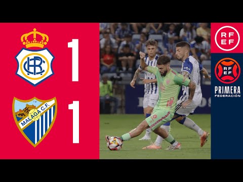 Resumen #PrimeraFederación | RC Recreativo de Huelva 1-1 Málaga CF | Jornada 7, Grupo 2