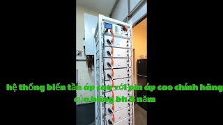 HỆ THỐNG ÁP CAO DEYE COMBO BIẾN TẦN DEYE PIN LITHIUM DEYE