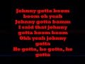 Imelda May-lyrics-Johnny got a boom boom