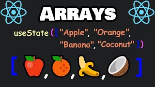 React JS how to update ARRAYS in state 🍎
