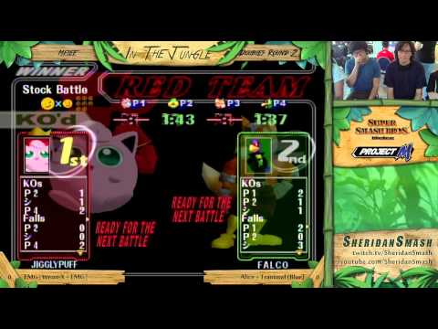 In The Jungle - EMG | Weon-x + EMG | Idea (Red) vs Alice + Tranimal (Blue) - Melee Dubs WR2