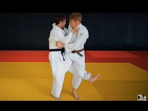 Judo inner thigh throw counter - Uchi mata gaeshi
