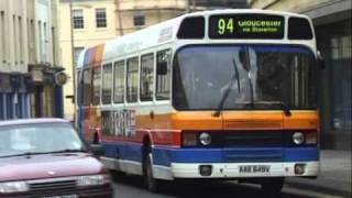 preview picture of video 'MARCH 98 CHELTENHAM BUSES'