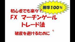 初心者でも楽々！　FXマーチンゲールトレード手法③　破産を避けるために【勝率１００％】