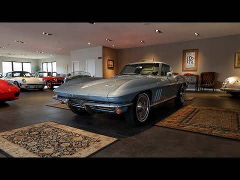1966 CHEVROLET CORVETTE STINGRAY 327/300HP AIR-CONDITIONED COUPE