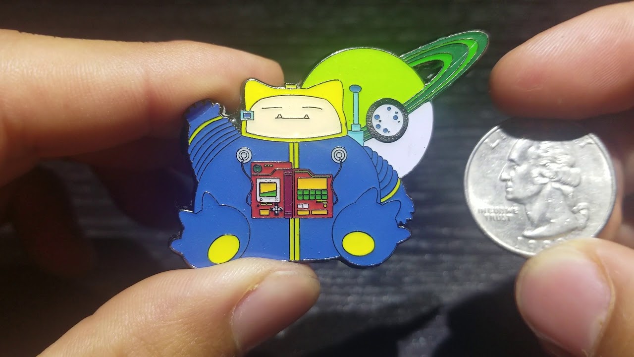 Space Snorlax Lapel Pin by PinStopShop