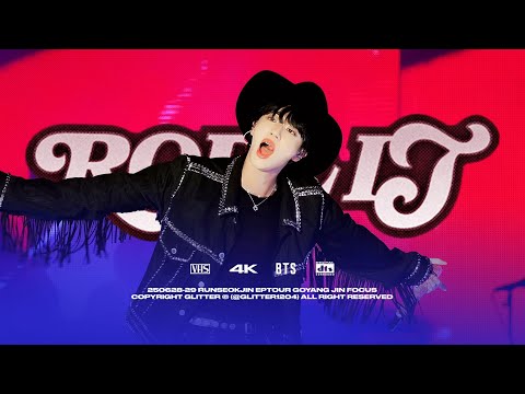 [4K cam] 250628-29 RUNSEOKJIN EPTOUR in GOYANG Rope It BTS Jin Focus