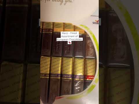 Merci -Assortment of European Chocolates 🍫😍 #asmr#merci#chocolate#shorts#shortvideo