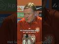 Wout Weghorst gaat spelen, toch Ronald? ? #weghorst #koeman #oranje