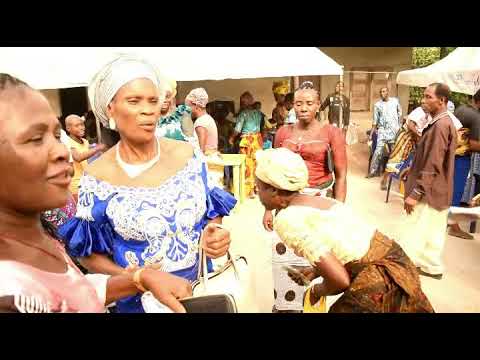 Chief Danny Kay  live on stage at a burial ceremony @ Aragba