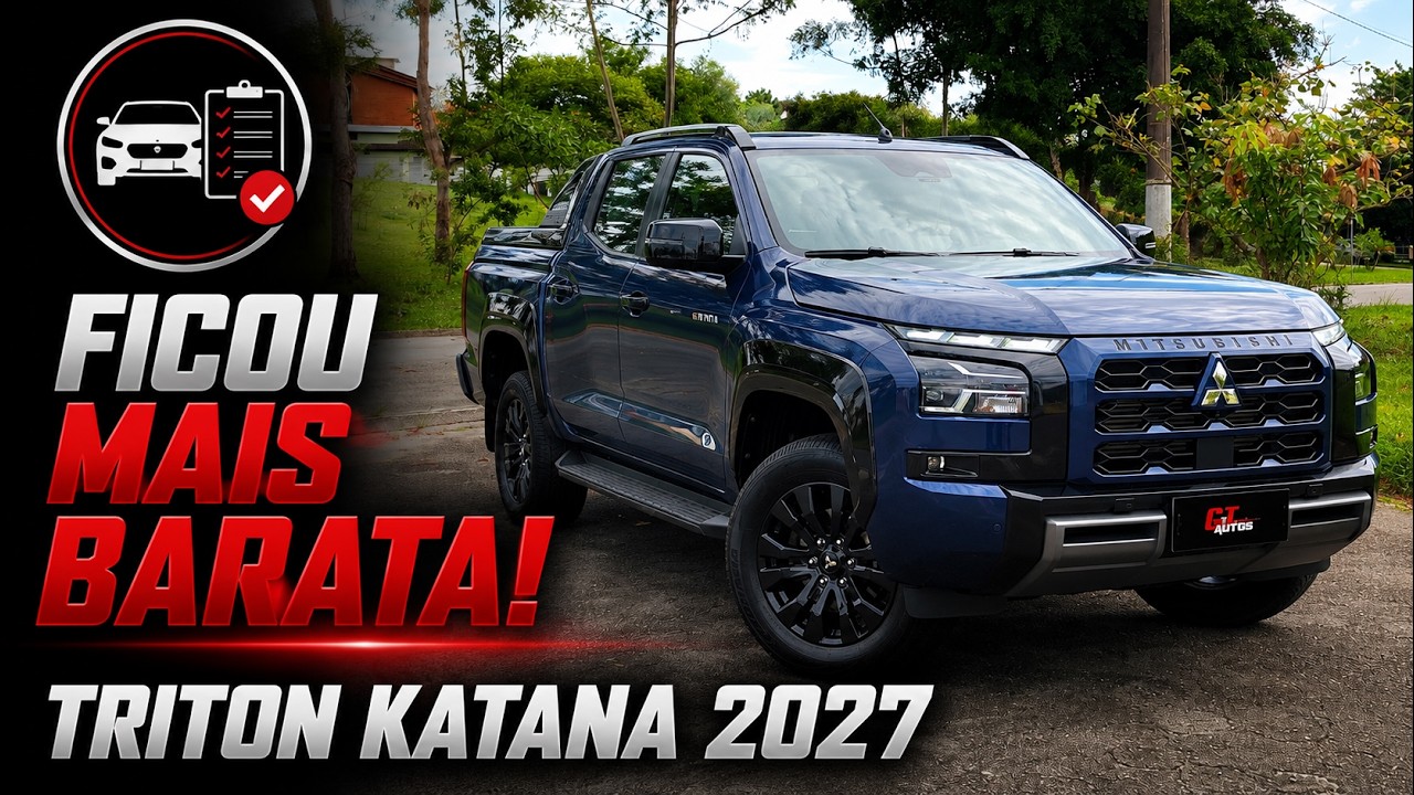 Mitsubishi Triton Katana 2027 é a melhor picape média do Brasil? Avaliação completa!